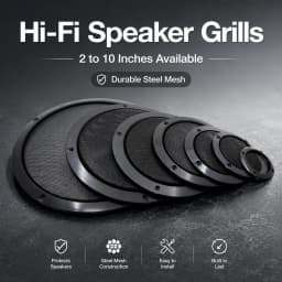 HIFIDIY LIVE 4 5 6 8 10 Inch Speaker Net Cover High-Grade Car Home Mesh Enclosure Speakers Plastic Frame Metal Iron Wire Grilles