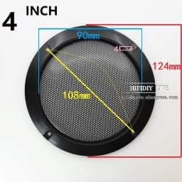 HIFIDIY LIVE 4 5 6 8 10 Inch Speaker Net Cover High-Grade Car Home Mesh Enclosure Speakers Plastic Frame Metal Iron Wire Grilles