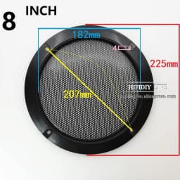 HIFIDIY LIVE 4 5 6 8 10 Inch Speaker Net Cover High-Grade Car Home Mesh Enclosure Speakers Plastic Frame Metal Iron Wire Grilles