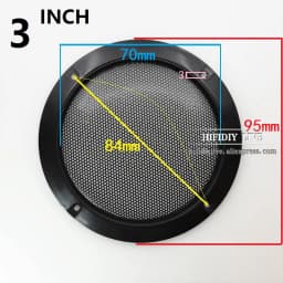 HIFIDIY LIVE 4 5 6 8 10 Inch Speaker Net Cover High-Grade Car Home Mesh Enclosure Speakers Plastic Frame Metal Iron Wire Grilles