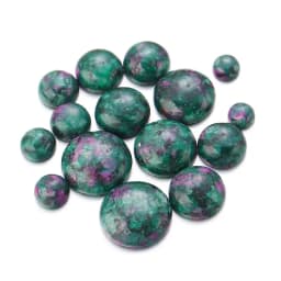 Louleur Purple Amethysts Natural Stone Cabochon Beads Round Round Onyx Cabochons Loose Beads Cabochon Cameo DIY Rings Necklace