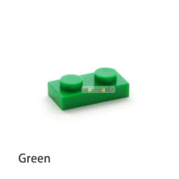 50/200/1000pcs DIY Building Blocks Bricks Thin 1x2Dots Figures Educational Creative Size Compatible With 3023 Toys for Children