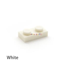 50/200/1000pcs DIY Building Blocks Bricks Thin 1x2Dots Figures Educational Creative Size Compatible With 3023 Toys for Children