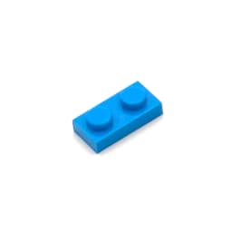 50/200/1000pcs DIY Building Blocks Bricks Thin 1x2Dots Figures Educational Creative Size Compatible With 3023 Toys for Children