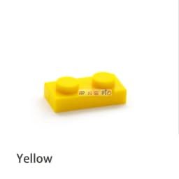 50/200/1000pcs DIY Building Blocks Bricks Thin 1x2Dots Figures Educational Creative Size Compatible With 3023 Toys for Children