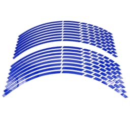 17"18"19" 16Strips Motorcycle Car Wheel Tire Stickers Reflective Rim Tape Motorbike Auto Decals for Yamaha Suzuki Honda Kawasaki