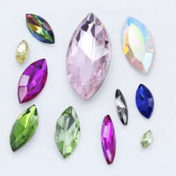 All-size 24-color horse eye Glass Crystal pointed back Rhinestones foiled fancy stons for shoes garment Headdress jewelry making