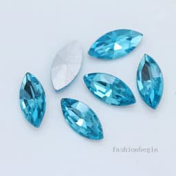 All-size 24-color horse eye Glass Crystal pointed back Rhinestones foiled fancy stons for shoes garment Headdress jewelry making