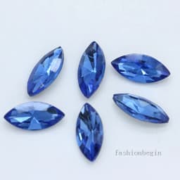 All-size 24-color horse eye Glass Crystal pointed back Rhinestones foiled fancy stons for shoes garment Headdress jewelry making