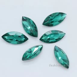 All-size 24-color horse eye Glass Crystal pointed back Rhinestones foiled fancy stons for shoes garment Headdress jewelry making