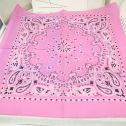 New Fashion Hip Hop 100% Cotton Bandana Square Scarf Gradient Color Paisley Headband Printed For Women/Men/Boys/Girls