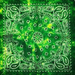 New Fashion Hip Hop 100% Cotton Bandana Square Scarf Gradient Color Paisley Headband Printed For Women/Men/Boys/Girls