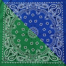 New Fashion Hip Hop 100% Cotton Bandana Square Scarf Gradient Color Paisley Headband Printed For Women/Men/Boys/Girls
