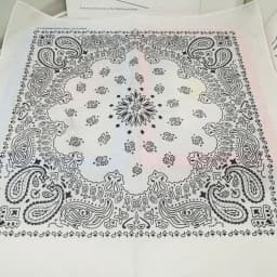 New Fashion Hip Hop 100% Cotton Bandana Square Scarf Gradient Color Paisley Headband Printed For Women/Men/Boys/Girls