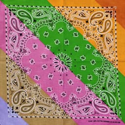 New Fashion Hip Hop 100% Cotton Bandana Square Scarf Gradient Color Paisley Headband Printed For Women/Men/Boys/Girls