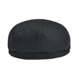BOTVELA Newsboy Cap Men's Twill Cotton Eight Panel Hat Women's Baker Boy Caps Retro Big Large Hats Male Boina Black Beret 003