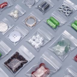 100pcs Mini Zip Lock Bags Plastic Packaging Bags Small Plastic Zipper Bag Ziplock Bag Ziplock Pill Packaging Pouches More Size