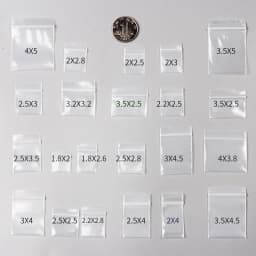 100pcs Mini Zip Lock Bags Plastic Packaging Bags Small Plastic Zipper Bag Ziplock Bag Ziplock Pill Packaging Pouches More Size
