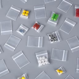100pcs Mini Zip Lock Bags Plastic Packaging Bags Small Plastic Zipper Bag Ziplock Bag Ziplock Pill Packaging Pouches More Size