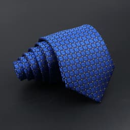 Classic Tie For Men Business Solid Color Stripe Plaid Dots 7cm Jacquard Wedding Dress Necktie Daily Wear Cravat Accessories Gift