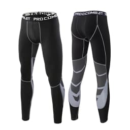 Men's Compression Pants Cycling Running Basketball Soccer Elasticity Sweatpants Fitness Tights Legging Trousers Rash Guard Gym