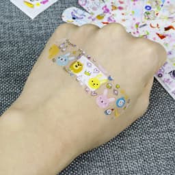 120pcs/set Cartoon Band Aid for Children Kids Skin Vaccine Injection Hole Patch Wound Plaster Kawaii Adhesive Bandages