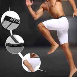 2025 Compression Shorts Men Summer Sportswear Training Tights Gym Fitness Leggings Short Pants Sport Bottoms Running Shorts Men
