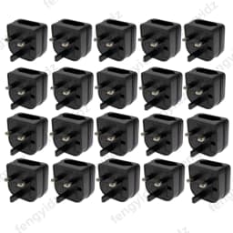 1Pc European Euro EU 2 Pin to UK 3Pin Power Socket Travel Plug Adapter Converter New