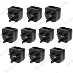 1Pc European Euro EU 2 Pin to UK 3Pin Power Socket Travel Plug Adapter Converter New