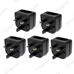 1Pc European Euro EU 2 Pin to UK 3Pin Power Socket Travel Plug Adapter Converter New