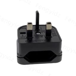 1Pc European Euro EU 2 Pin to UK 3Pin Power Socket Travel Plug Adapter Converter New
