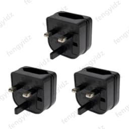 1Pc European Euro EU 2 Pin to UK 3Pin Power Socket Travel Plug Adapter Converter New