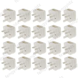 1Pc European Euro EU 2 Pin to UK 3Pin Power Socket Travel Plug Adapter Converter New
