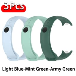 Silicone Strap For Xiaomi Mi Band 11 10 9 8 NFC Sport Bracelet Wristband Pulseira Correa Xiaomi Smart Band 11 10 9 8 Accessories