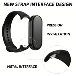 Silicone Strap For Xiaomi Mi Band 11 10 9 8 NFC Sport Bracelet Wristband Pulseira Correa Xiaomi Smart Band 11 10 9 8 Accessories
