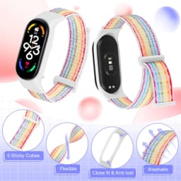 Nylon loop For Xiaomi Mi Band 7-7 nfc smartwatch Wristband Sports smart Replacement Bracelet Correa Mi band 7 6 5 4 3 watchbands