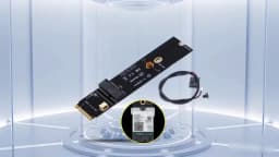 FENVI NGFF M.2 A+E Key To NVMe PCI Express SSD Port Converter Adapter F-C228NV For AX200 AX210 8265 7260AC WiFi BT Wireless Card