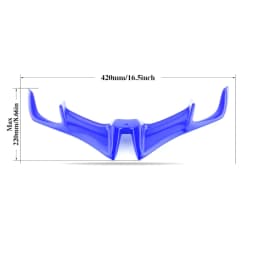 Motorcycle New Front Fairing Winglet Wing Cover Trim For YAMAHA R15 V3 2017 2018 2019 2020 2021 Shark Fin Beak Moto Accessories