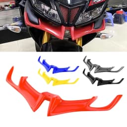 Motorcycle New Front Fairing Winglet Wing Cover Trim For YAMAHA R15 V3 2017 2018 2019 2020 2021 Shark Fin Beak Moto Accessories