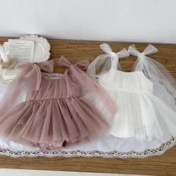 Summer Baby Romper Set Lace Polka Dots Toddler Princess Dress Infant Girls Bodysuit Baby Onesies 0-24 Months