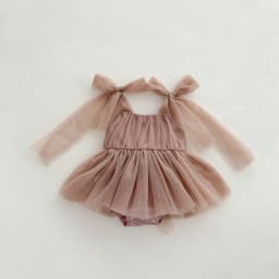 Summer Baby Romper Set Lace Polka Dots Toddler Princess Dress Infant Girls Bodysuit Baby Onesies 0-24 Months