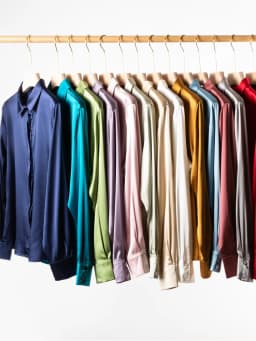 SuyaDream Woman Solid Shirts 93%Real Silk 7%Spandex Long Sleeves Chic Blouses, 2025 Spring Autumn Office Lady Top