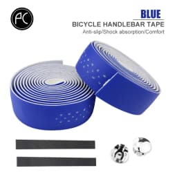 PCycling Road Bicycle Handlebar Tape 2 Rolls Textured Perforated or Honeycomb Wrap Cycling Bar Grip Choose A B Style and Color