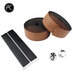 PCycling Road Bicycle Handlebar Tape 2 Rolls Textured Perforated or Honeycomb Wrap Cycling Bar Grip Choose A B Style and Color