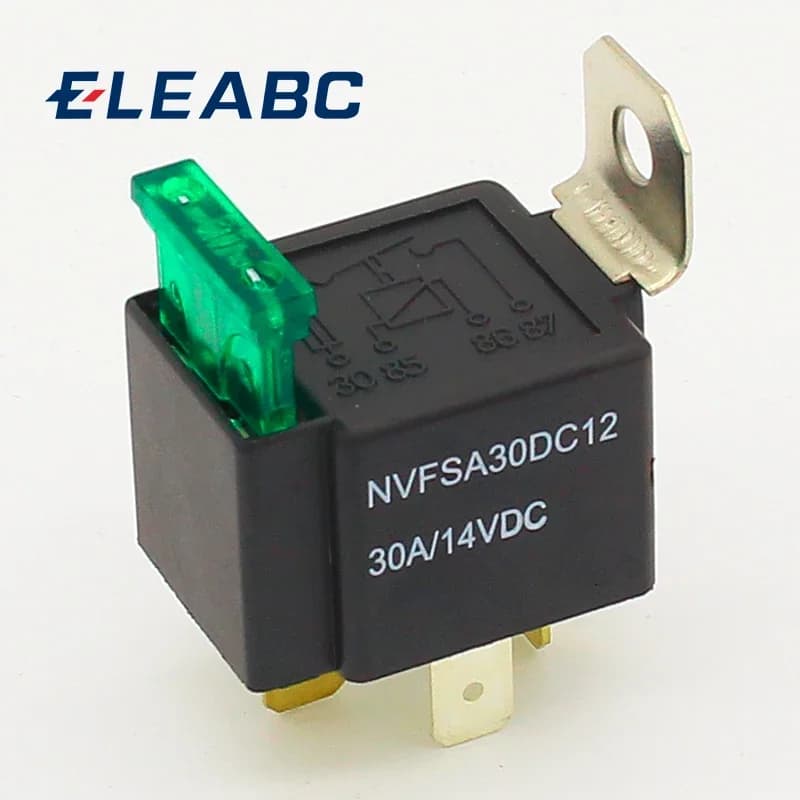 FORWARD relays top grade quality 4 pin 30A auto relay with fuse, coil voltage 12VDC relais