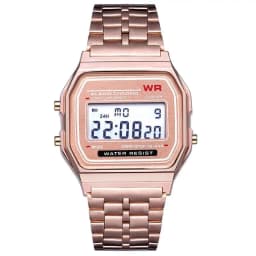 Women Men Unisex Watch Gold Silver Black Vintage LED Digital Sports Military Wristwatches Electronic Digital Present Gift Male