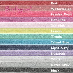 BRISTLEGRASS 2 5 10 Yard 5/8" 15mm Silver Glitter FOE Fold Over Elastics Spandex Bands Tapes Hair Tie Headband Dress Sewing Trim