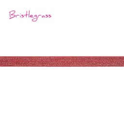 BRISTLEGRASS 2 5 10 Yard 5/8" 15mm Silver Glitter FOE Fold Over Elastics Spandex Bands Tapes Hair Tie Headband Dress Sewing Trim