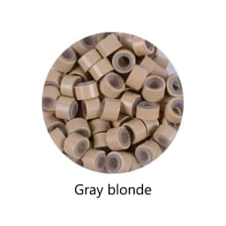 100Pcs 5.0*3.0*3.0mm Micro Silicone Lined Rings/Links/Beads MICRO Ring Link Crimp Beads Hair Extensions Tools