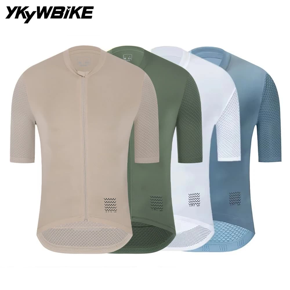 YKYWBIKE Men Cycling Jersey MTB Summer Maillot Bike Shirt Downhill Jersey High Quality Pro Team Short Sleeve Bicycle Clothing